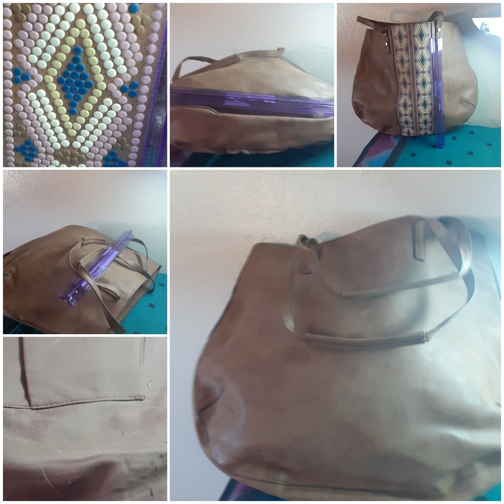 Suede tote